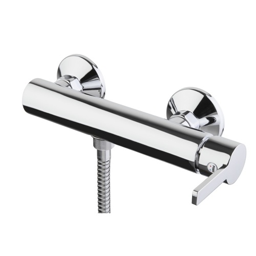 Bath-Shower Mixer, Fiore 77CR7570, Polished Chrome External Shower Mixer With Shower Set 77CR7570